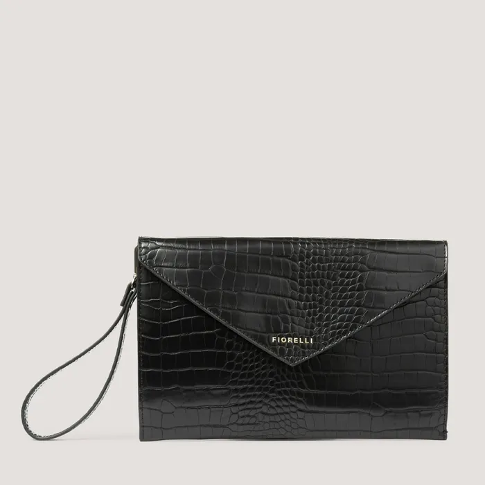 Women Ophelia Black Clutch Bag Fiorelli Occasion Bags