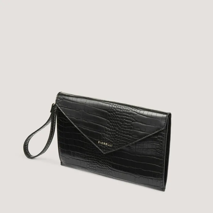 Women Ophelia Black Clutch Bag Fiorelli Occasion Bags