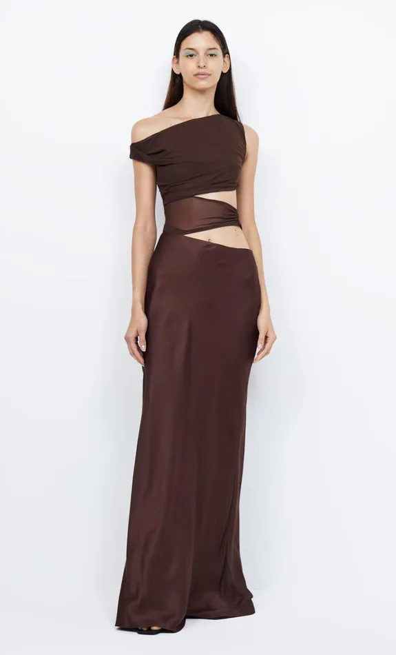 Women OPHELIA MAXI DRESS 8211 COCOA Bec Bridge Prom Dresses