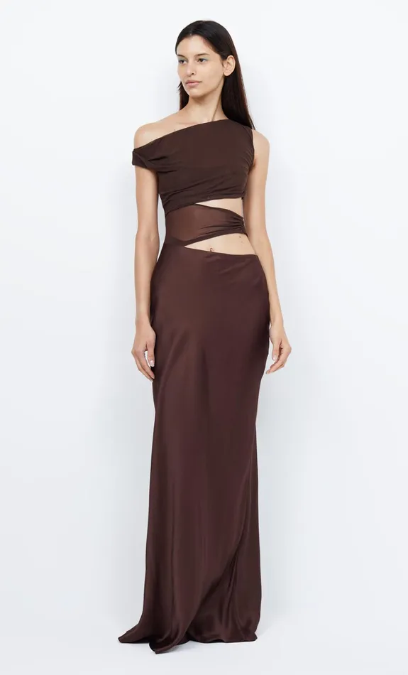 Women OPHELIA MAXI DRESS 8211 COCOA Bec Bridge Prom Dresses