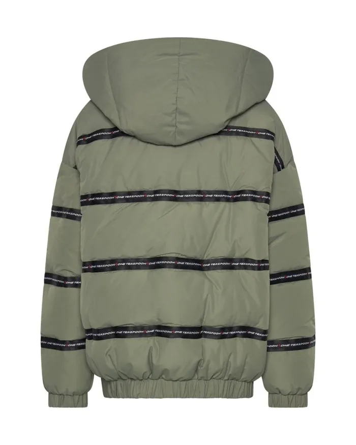 Women OT KHAKI PUFFA JACKET One Teaspoon Jackets