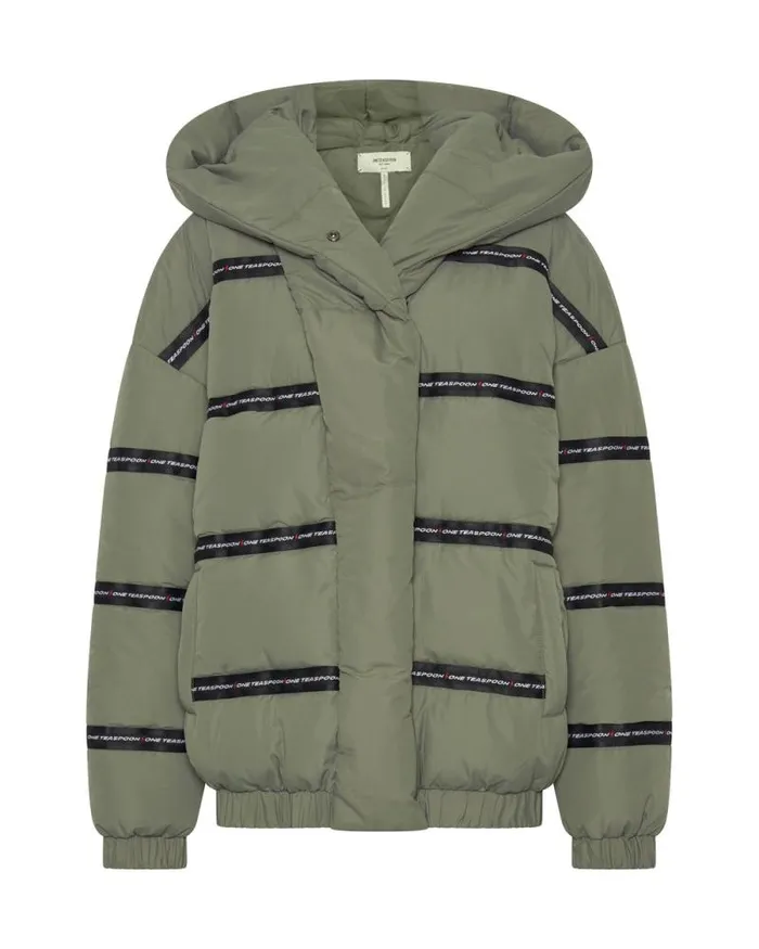Women OT KHAKI PUFFA JACKET One Teaspoon Jackets