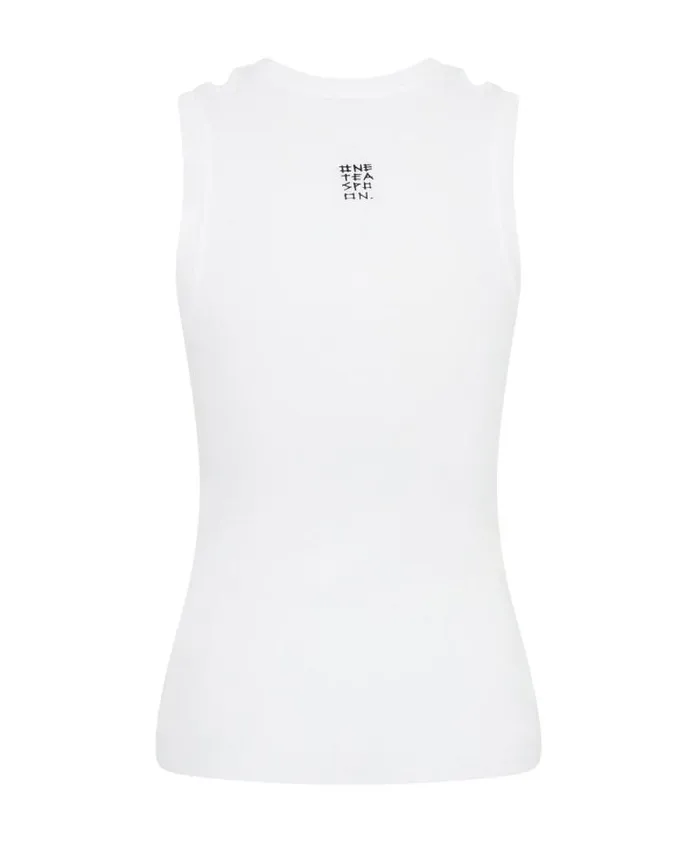 Women OTS CUT THROUGH FINE RIBBED TANK TOP One Teaspoon Tees and Tanks Women OTS CUT THROUGH FINE RIBBED TANK TOP One Teaspoon Tees and Tanks