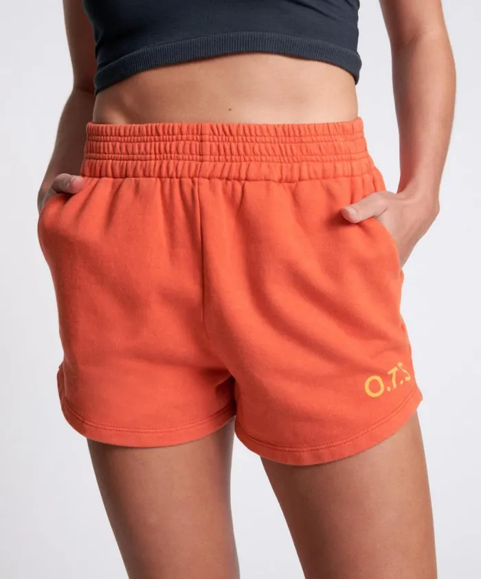 Women OTS HIGH WAIST HUSTLE SHORTS ORANGE One Teaspoon Bottoms Women OTS HIGH WAIST HUSTLE SHORTS ORANGE One Teaspoon Bottoms