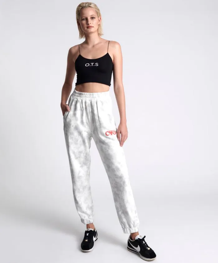 Women OTS HIGH WAIST KICK PANTS WHITE One Teaspoon Bottoms