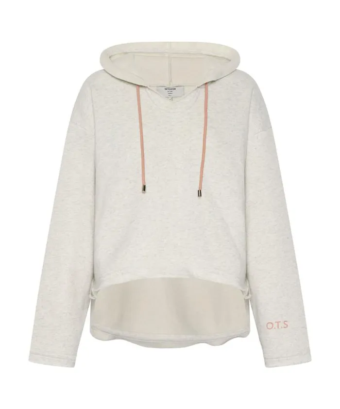 Women OTS WHITE MARL VOYAGER HOODY One Teaspoon Hoodies And Sweats Women OTS WHITE MARL VOYAGER HOODY One Teaspoon Hoodies And Sweats