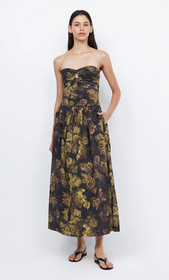 Women PALMER STRAPLESS MAXI 8211 JASPER FLORAL Bec Bridge Maxi Dresses