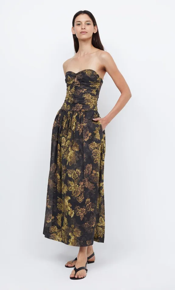 Women PALMER STRAPLESS MAXI 8211 JASPER FLORAL Bec Bridge Maxi Dresses