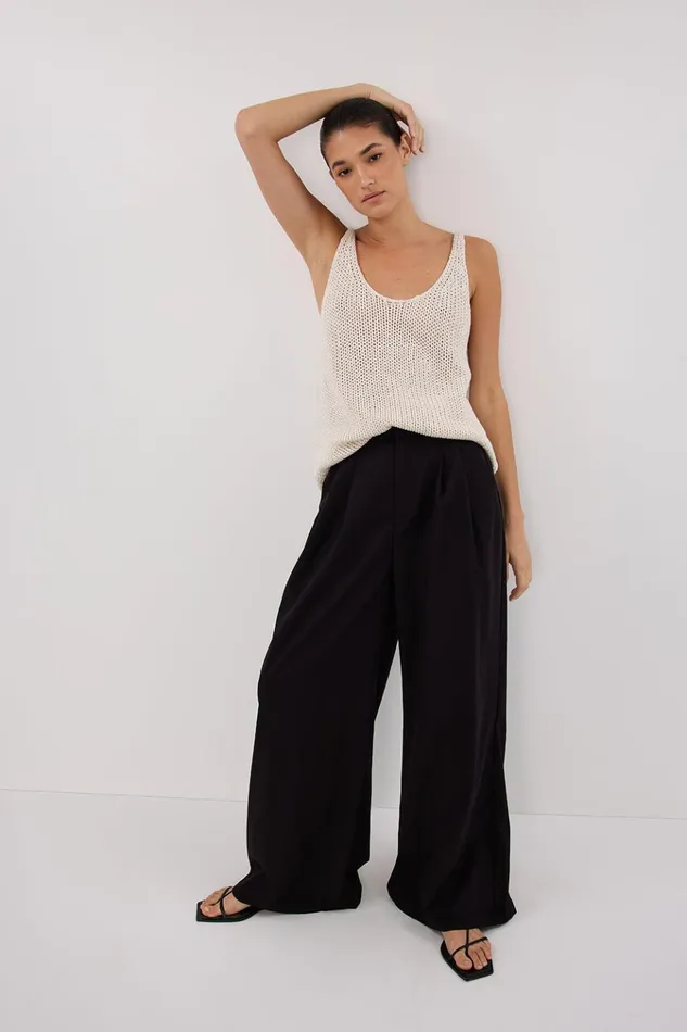 Women Pants DISSH GRACE BLACK PANT