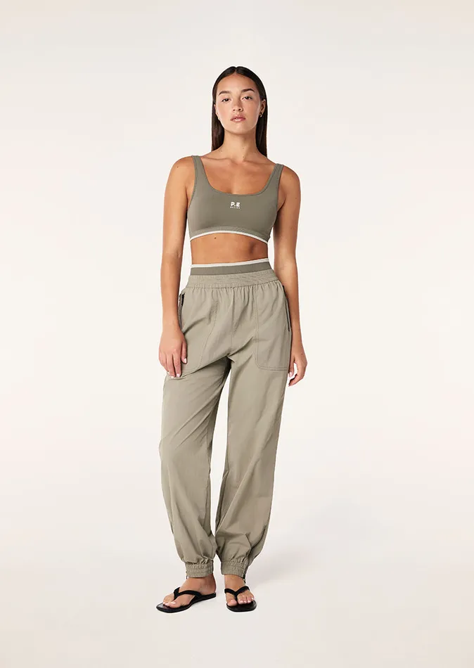 Women Pants PE Nation PITLANE PANT IN SILVER SAGE
