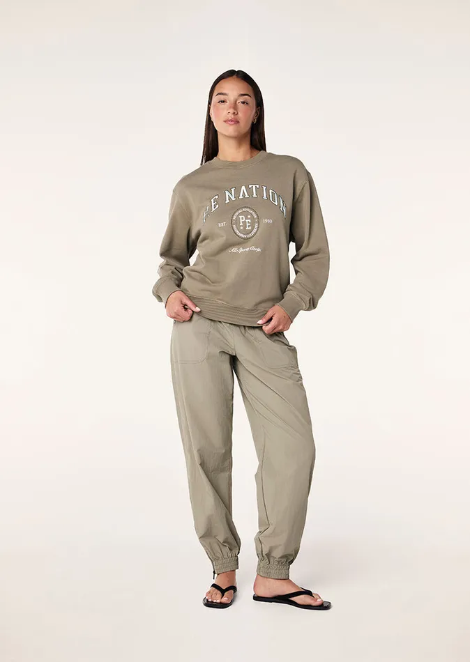 Women Pants PE Nation PITLANE PANT IN SILVER SAGE