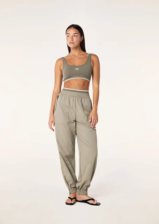 Women Pants PE Nation PITLANE PANT IN SILVER SAGE