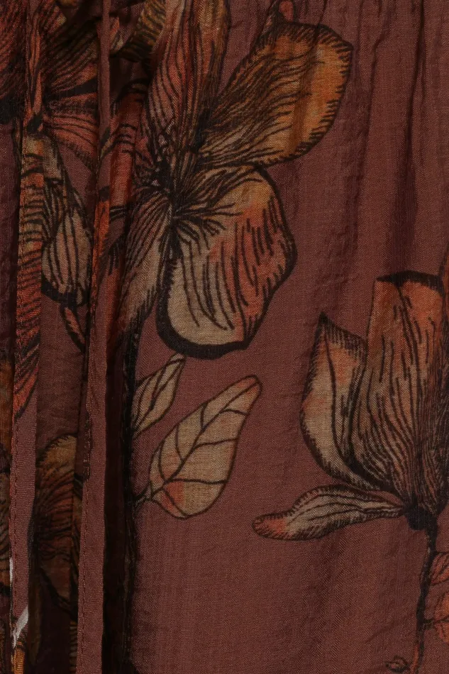 Women Pants Petal and Pup Larson Pant Brown Floral