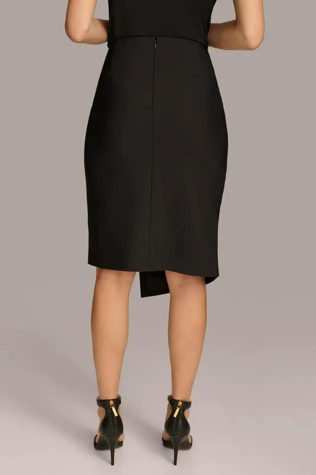 Women PENCIL SKIRT WITH BUCKLE DETAIL Black Donna Karan New York Skirts Women PENCIL SKIRT WITH BUCKLE DETAIL Black Donna Karan New York Skirts