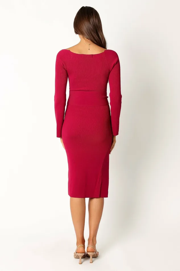 Women Petal and Pup Aquerelle Dress Magenta Winter Dresses