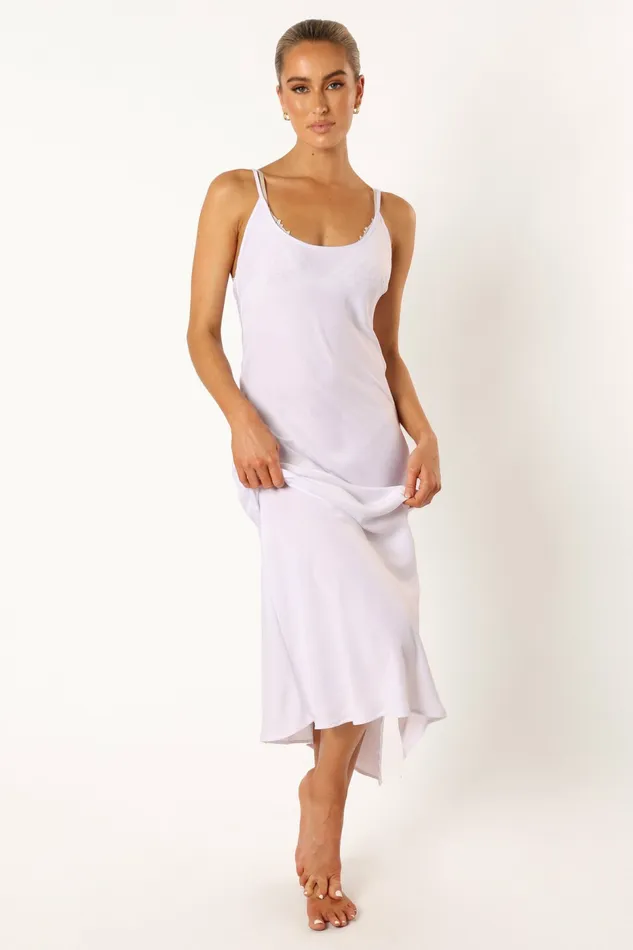 Women Petal and Pup Neroli Maxi Slip Ivory Sleepwear and Intimates