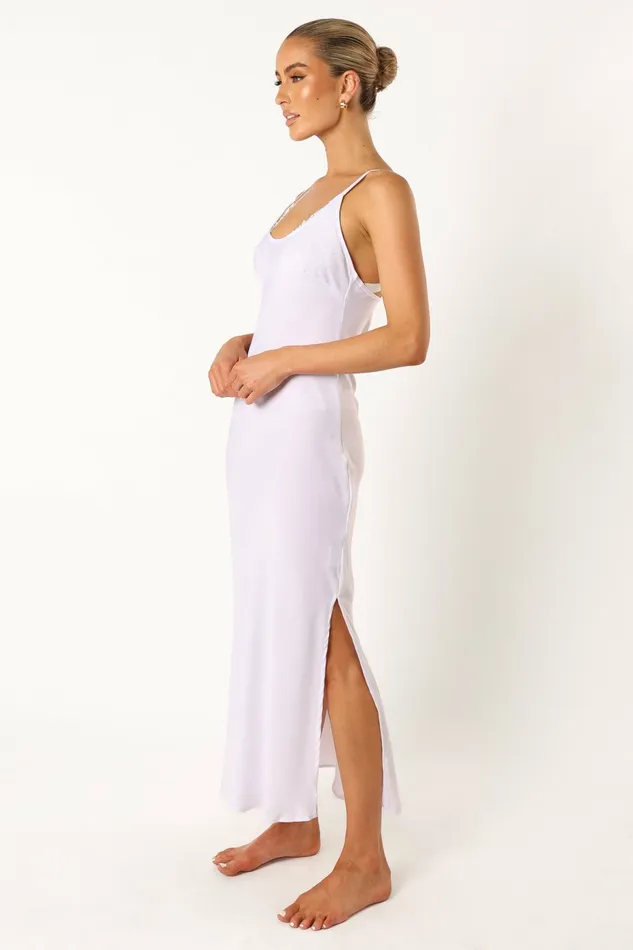 Women Petal and Pup Neroli Maxi Slip Ivory Sleepwear and Intimates