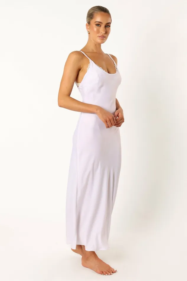 Women Petal and Pup Neroli Maxi Slip Ivory Sleepwear and Intimates