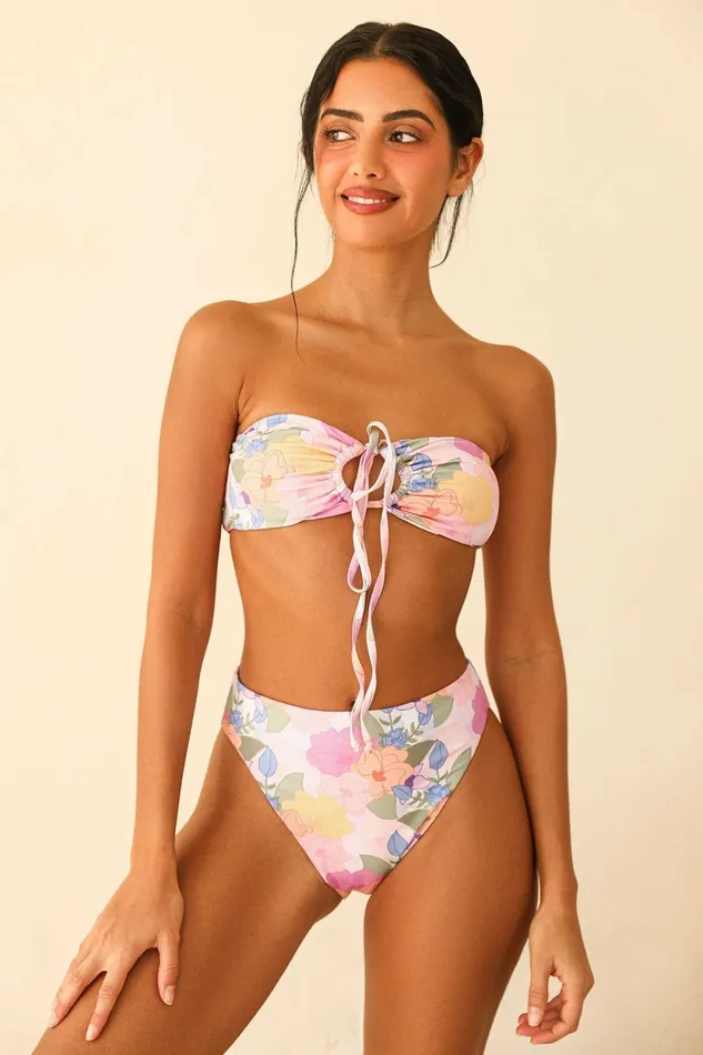 Women Petal and Pup Seashore Bottom Zen Garden Swim
