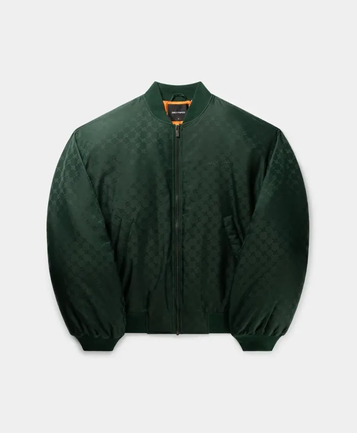Women Pine Green Oversized Ronack Jacket Daily Paper Jackets