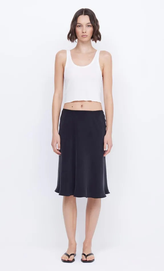 Women PIPER BIAS MIDI SKIRT 8211 BLACK Bec Bridge Skirts