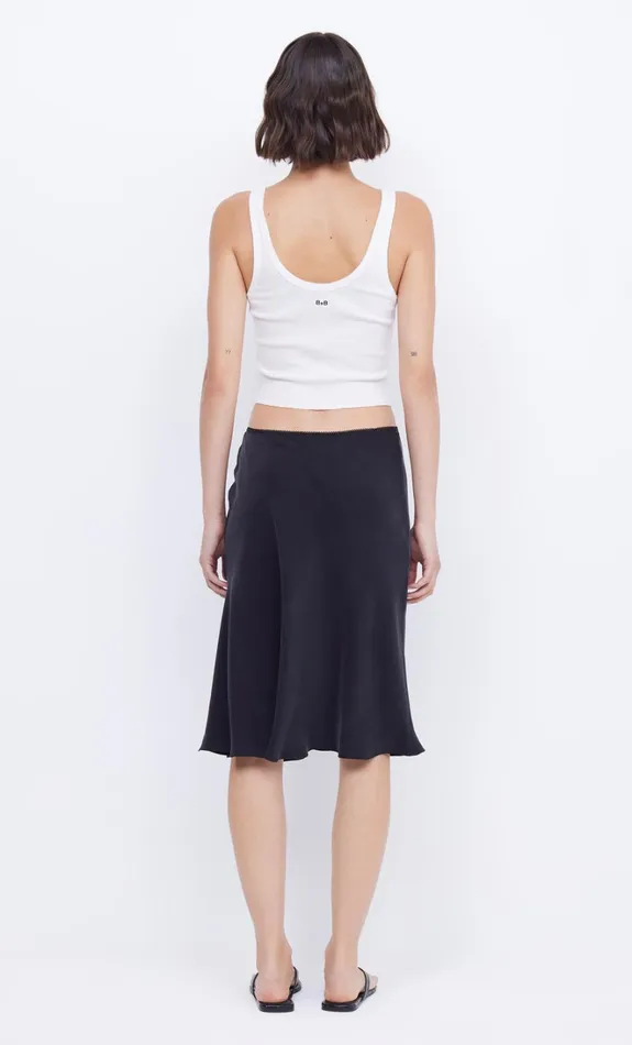 Women PIPER BIAS MIDI SKIRT 8211 BLACK Bec Bridge Skirts