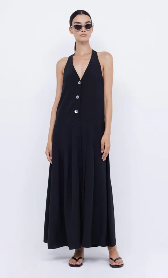 Women PIPER HALTER MAXI DRESS 8211 BLACK Bec Bridge Maxi Dresses