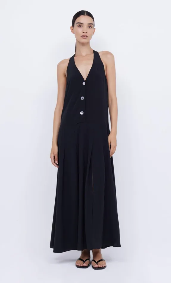 Women PIPER HALTER MAXI DRESS 8211 BLACK Bec Bridge Maxi Dresses