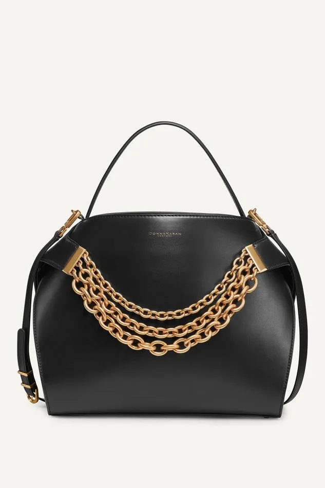 Women PLANDOME SATCHEL Black Donna Karan New York Crossbodies And Satchels