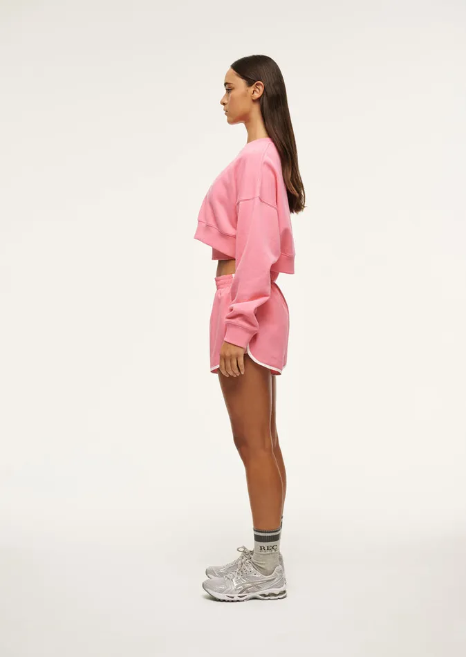 Women RALLY SWEAT IN PINK LEMONADE Sweatshirts PE Nation