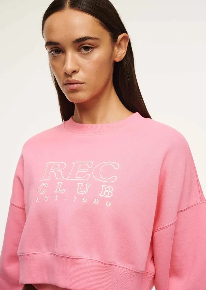 Women RALLY SWEAT IN PINK LEMONADE Sweatshirts PE Nation