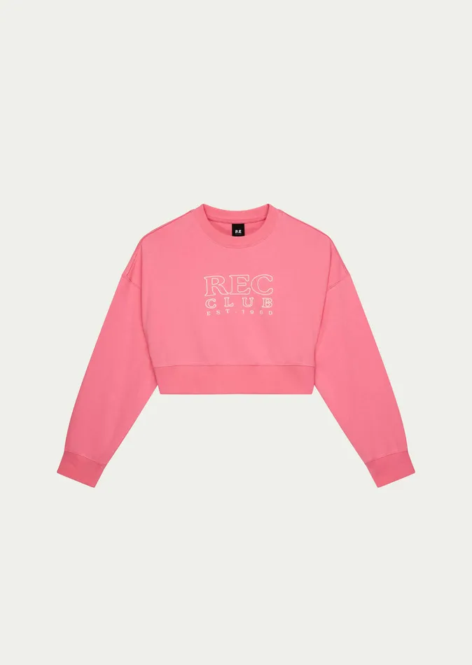 Women RALLY SWEAT IN PINK LEMONADE Sweatshirts PE Nation