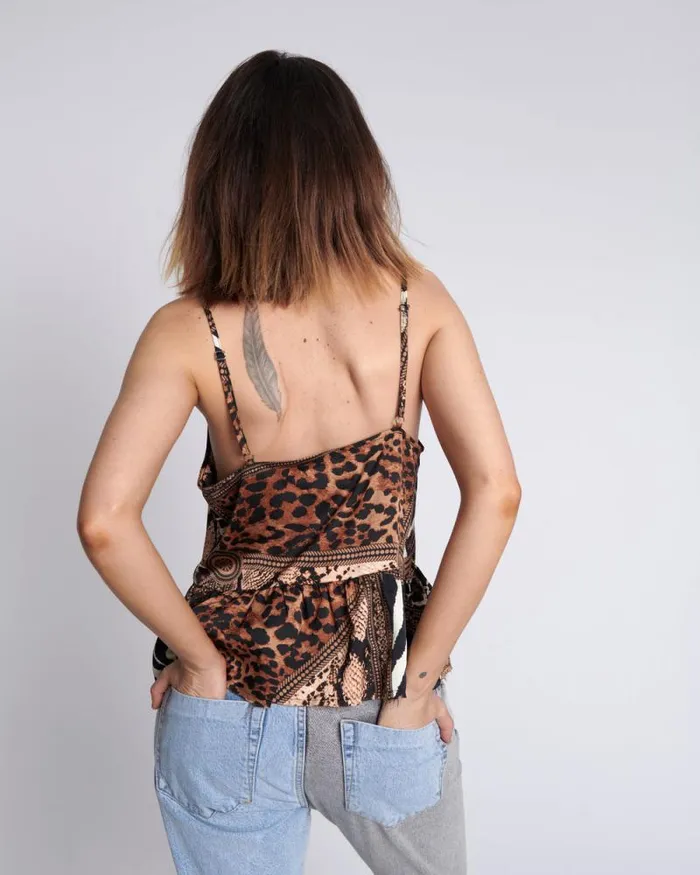 Women RENDEZVOUS RUNAWAY CAMI One Teaspoon Tops Women RENDEZVOUS RUNAWAY CAMI One Teaspoon Tops
