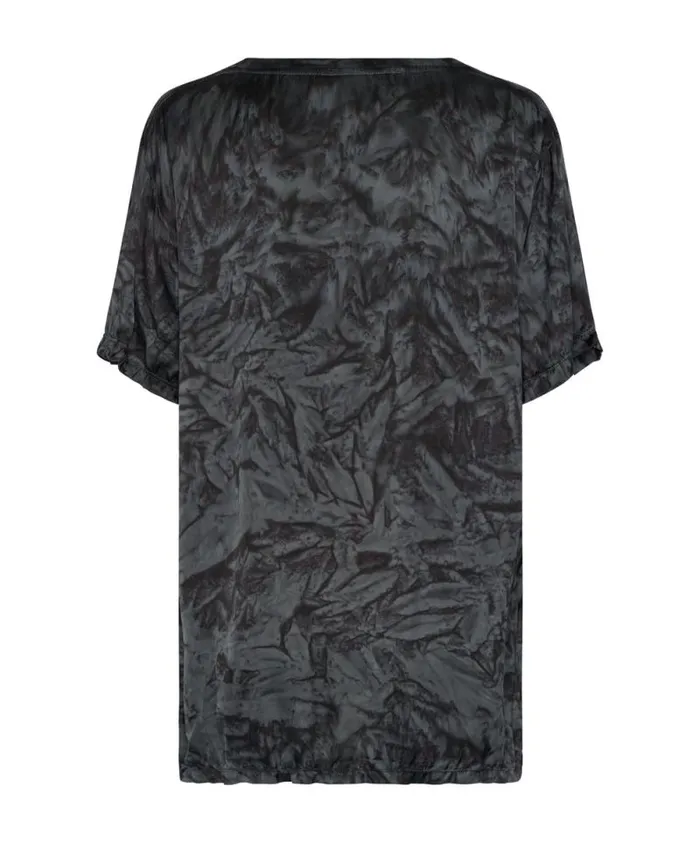 Women RESONANCE HAND DYED SATIN TEE One Teaspoon Tees and Tanks