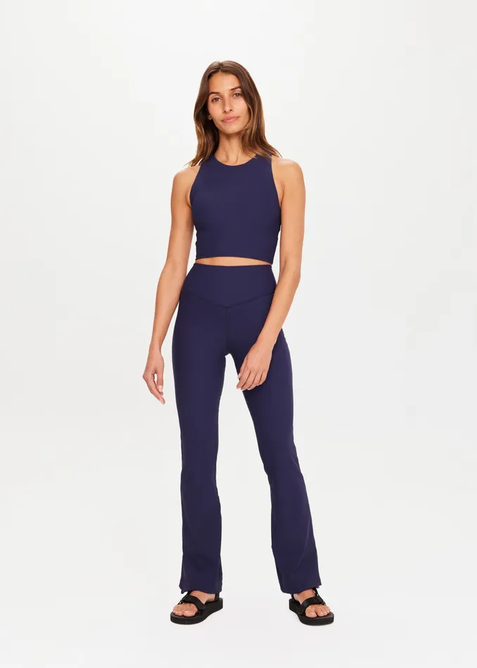Women RIBBED FLORENCE FLARE Pants THE UPSIDE