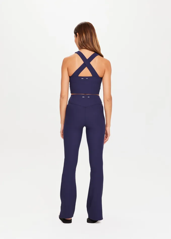 Women RIBBED FLORENCE FLARE Pants THE UPSIDE
