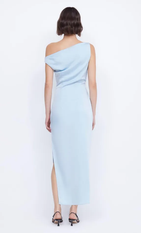 Women ROCHELLE ASYM MIDI DRESS 8211 DOLPHIN BLUE Bec Bridge Wedding Guest