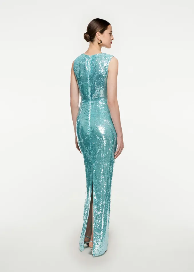 Women Roland Mouret Clothing Sequin Maxi Dress