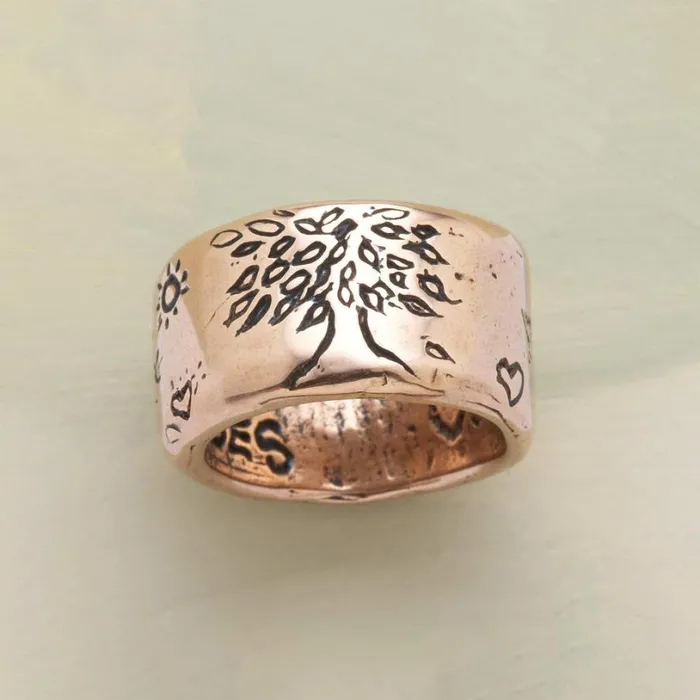 Women Rose Gold Strength Ring Sundance Catalog Rings