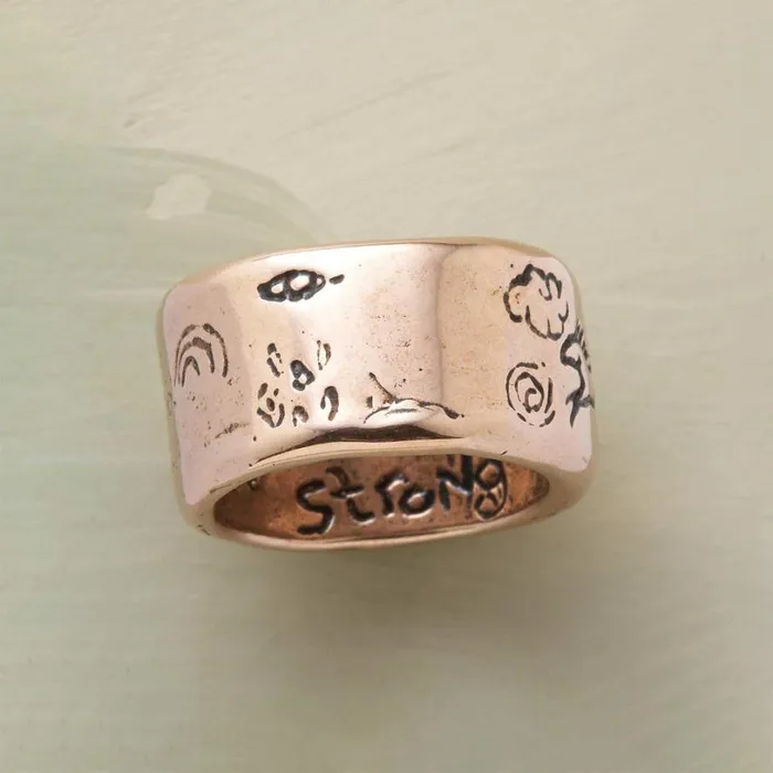 Women Rose Gold Strength Ring Sundance Catalog Rings Women Rose Gold Strength Ring Sundance Catalog Rings