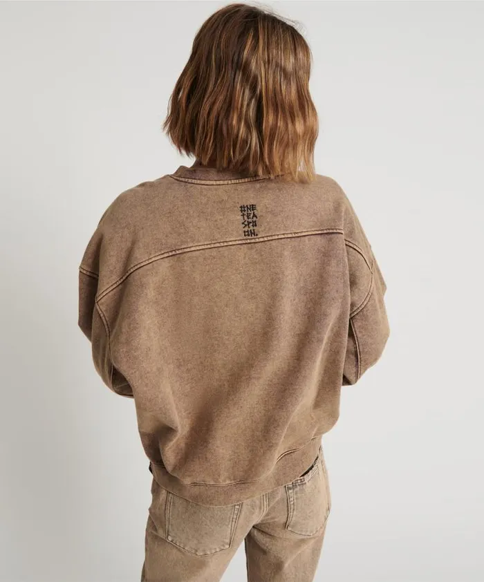 Women RUST BOWER BIRD RETRO SWEATER One Teaspoon Hoodies And Sweats Women RUST BOWER BIRD RETRO SWEATER One Teaspoon Hoodies And Sweats