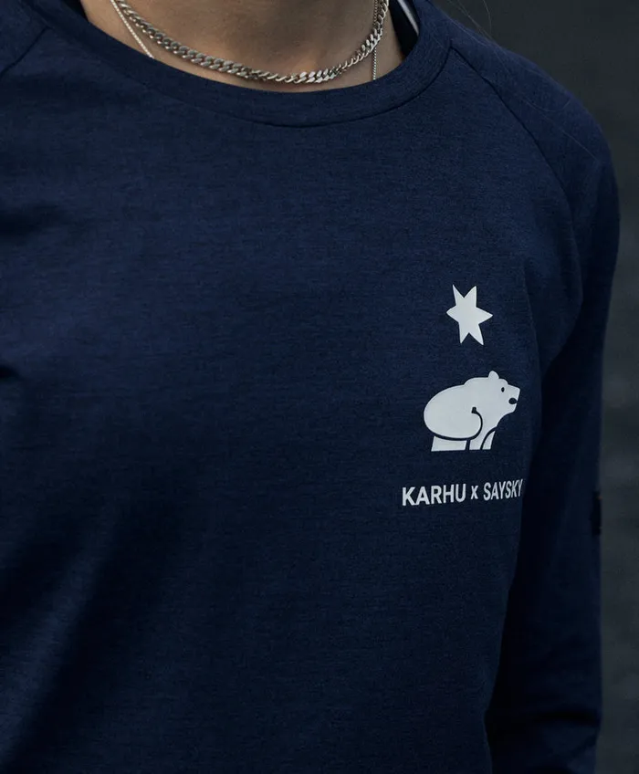 Womens KARHU X SAYSKY Pace Long Sleeve Running Shirt Women Karhu Running Apparel Womens KARHU X SAYSKY Pace Long Sleeve Running Shirt Women Karhu Running Apparel
