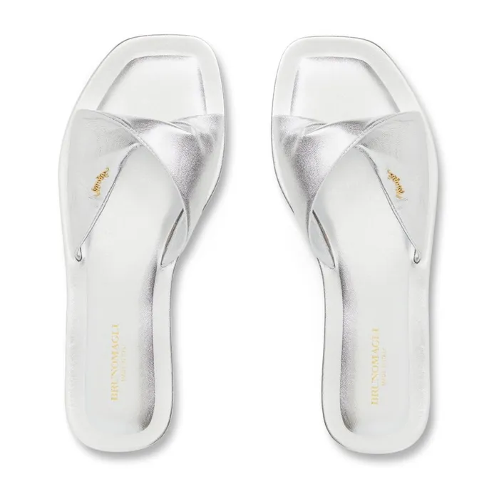 Women Sandals and Slides Bruno Magli FRANCIS 8211 SILVER