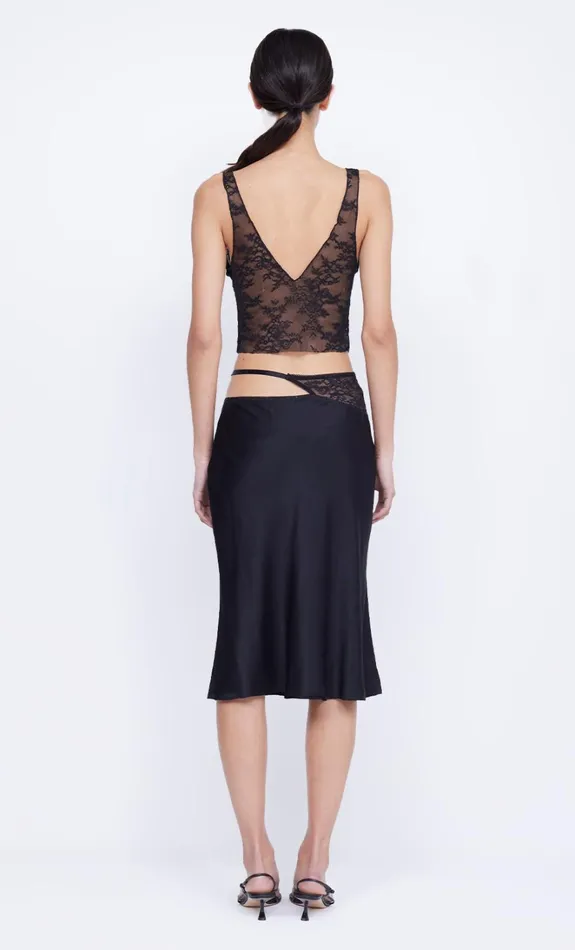 Women SANTAL CROPPED TOP 8211 BLACK Bec Bridge Sleeveless