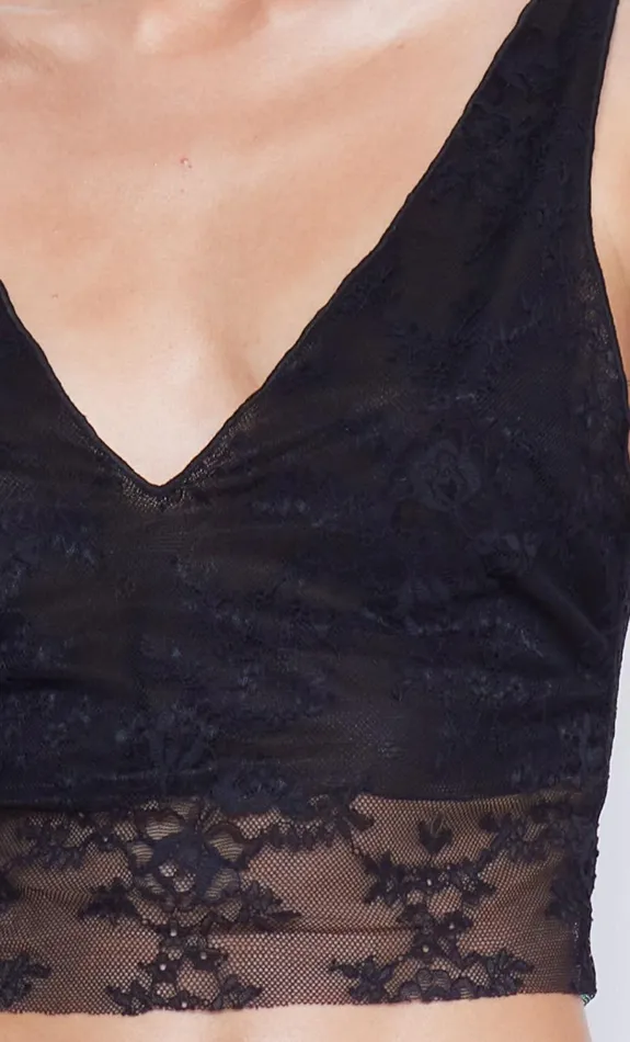 Women SANTAL CROPPED TOP 8211 BLACK Bec Bridge Sleeveless