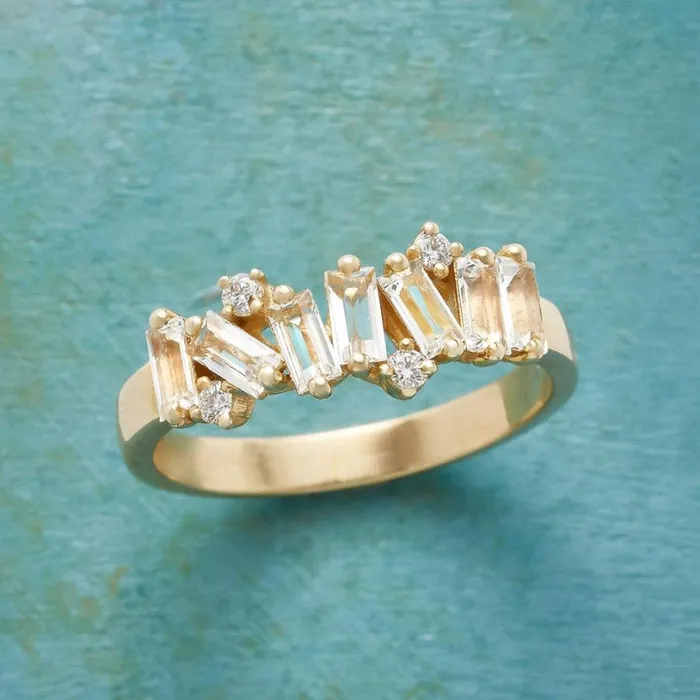 Women Scatter Sparkle Ring Sundance Catalog Rings