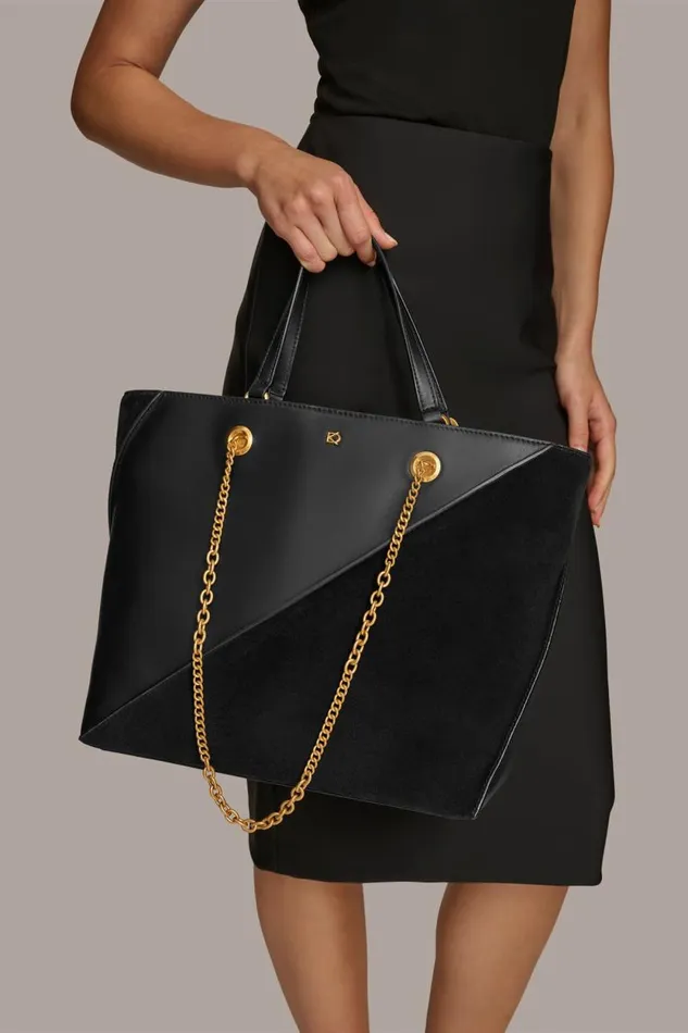 Women SETAUKET TOTE Black Donna Karan New York Totes Women SETAUKET TOTE Black Donna Karan New York Totes