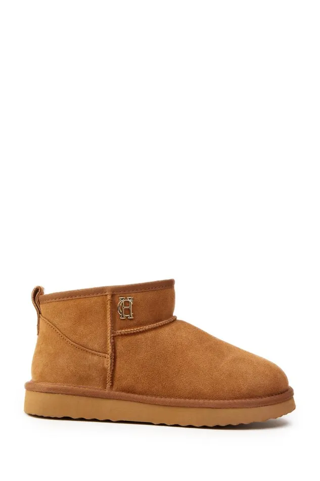 Women Shearling Holland Cooper Ultra Mini Shearling Boot Tan