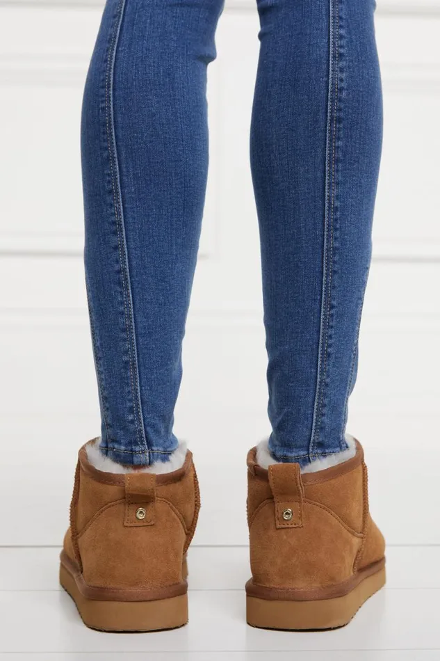 Women Shearling Holland Cooper Ultra Mini Shearling Boot Tan Women Shearling Holland Cooper Ultra Mini Shearling Boot Tan