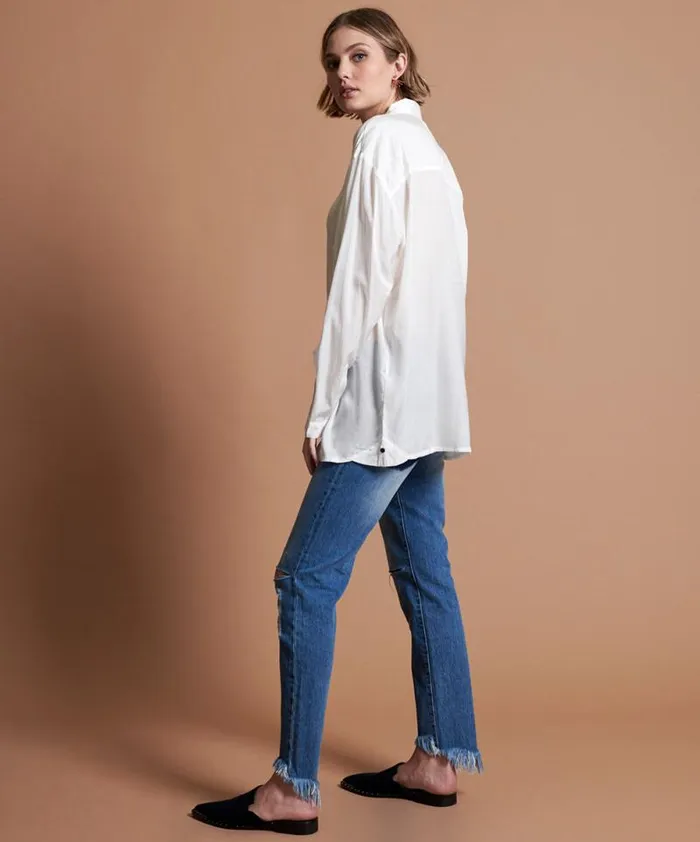 Women SHEER TUX MAN SHIRT One Teaspoon Shirts
